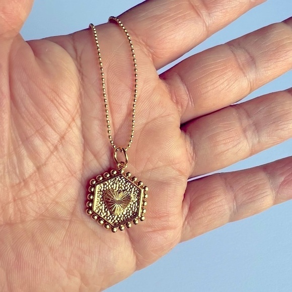 Nib - Souxmux, Double Layer Pendant Necklace - Gold Plated - Adjustable. - Picture 13 of 16